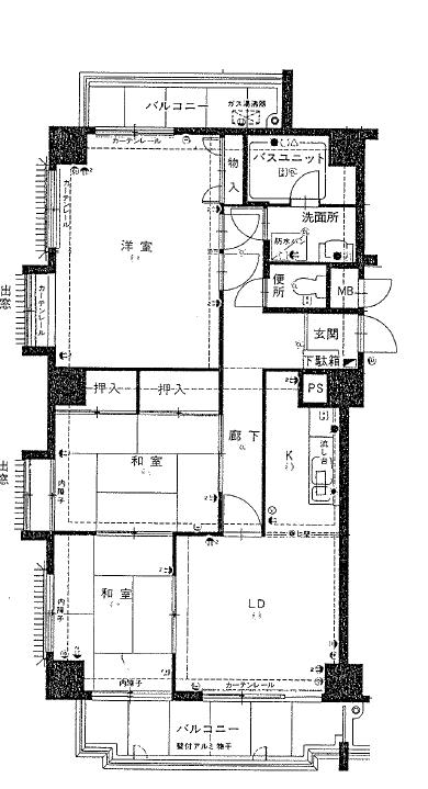 ＜成約済＞エバーライフ通町第二　301号